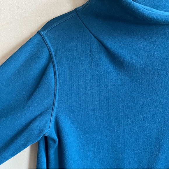 Athleta COZY KARMA MOCK NECK DRESS Teal size Small - Picture 12 of 16